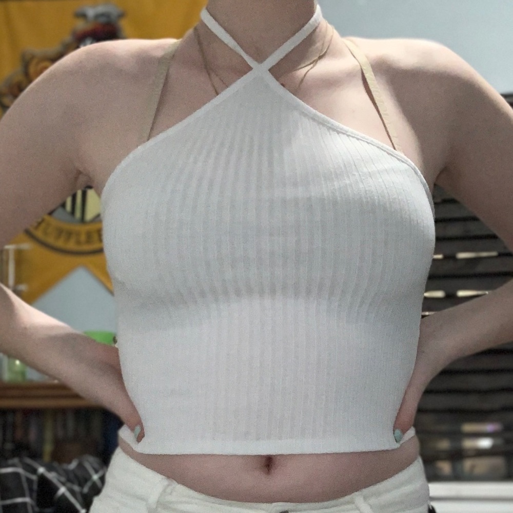 Ribbed Halter top